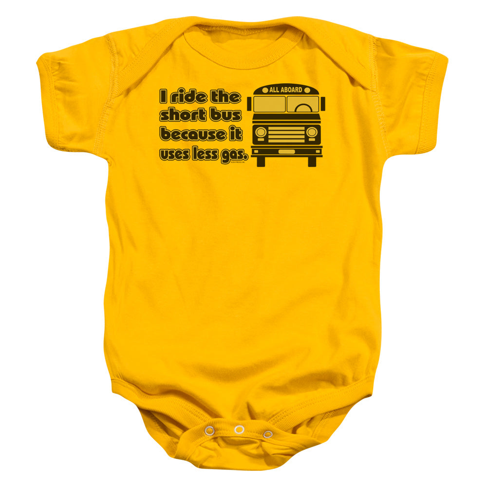 Short Bus-infant Snapsuit - Gold