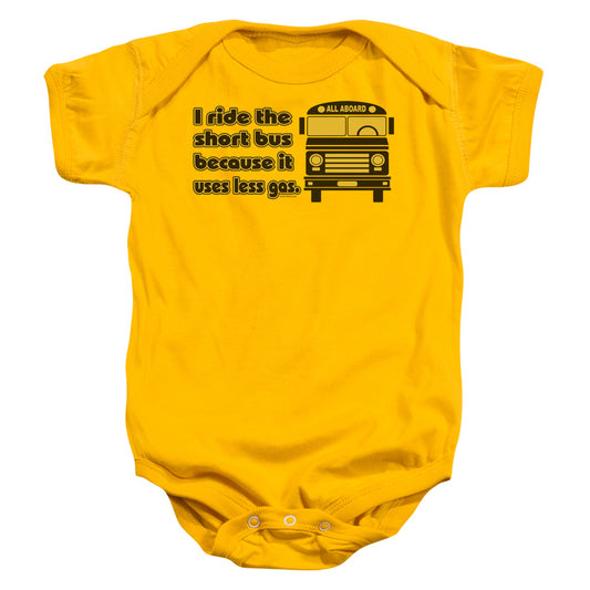 Short Bus-infant Snapsuit - Gold