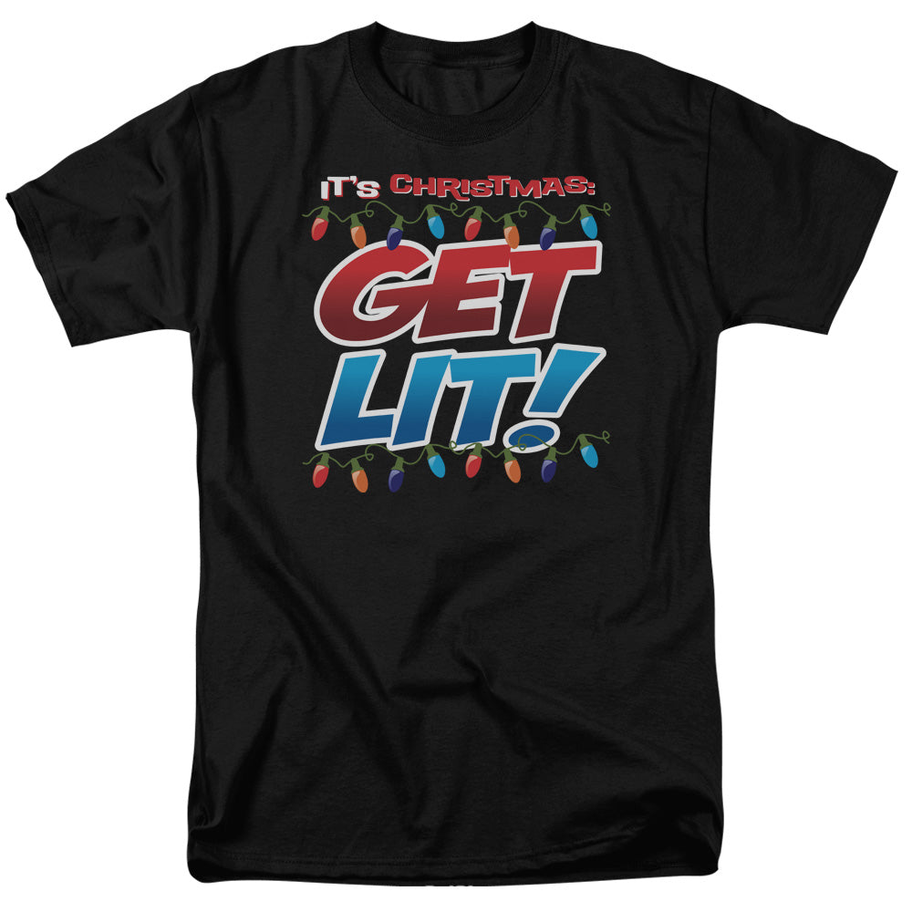 Get Lit - Short Sleeve Adult 18 - 1 - Black T-shirt