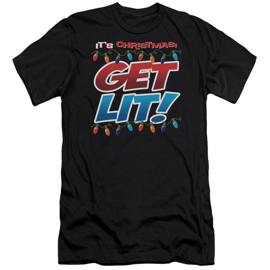 Get Lit - Short Sleeve Adult 30 - 1 - Black T-shirt
