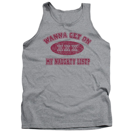 Naughty List - Adult Tank - Athletic Heather