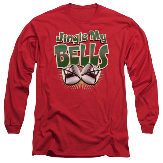 Jingle My Bells - Long Sleeve Adult 18 - 1 - Red T-shirt