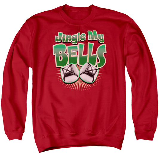 Jingle My Bells - Adult Crewneck Sweatshirt - Red