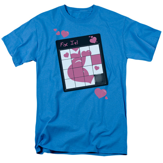 Fix It Puzzle - Short Sleeve Adult 18 - 1 - Turquoise T-shirt