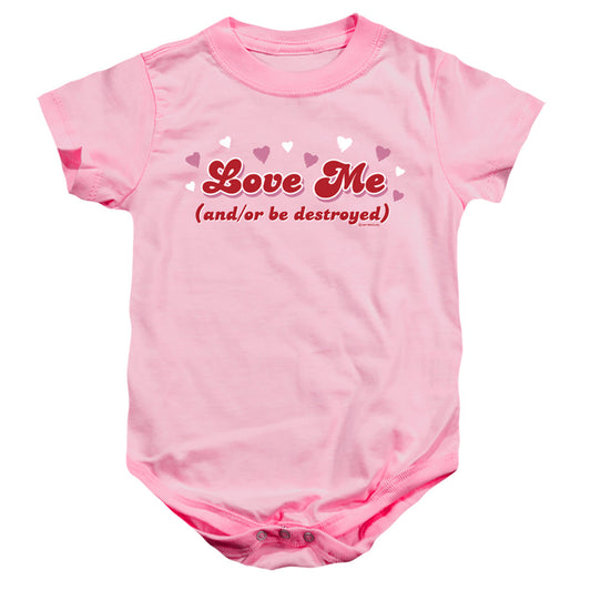 Love Me - Infant Snapsuit - Pink - Sm