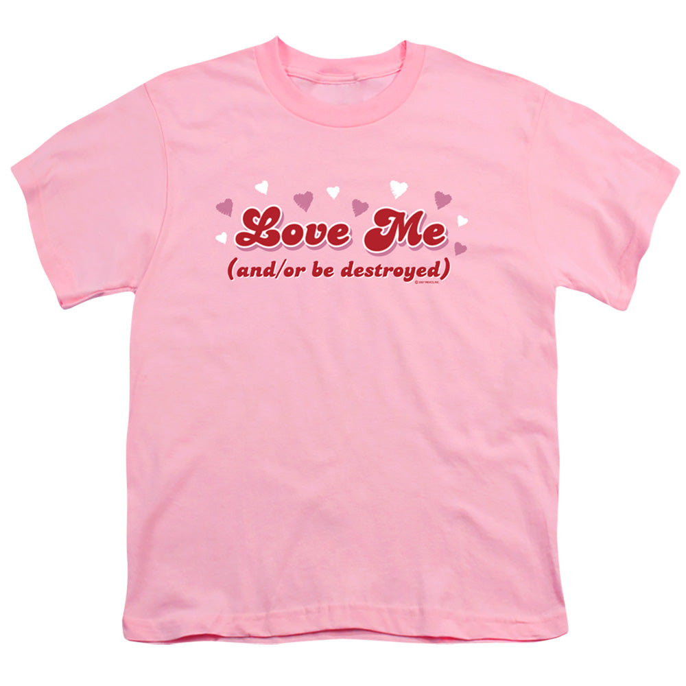 Love Me - Short Sleeve Youth 18 - 1 - Pink T-shirt