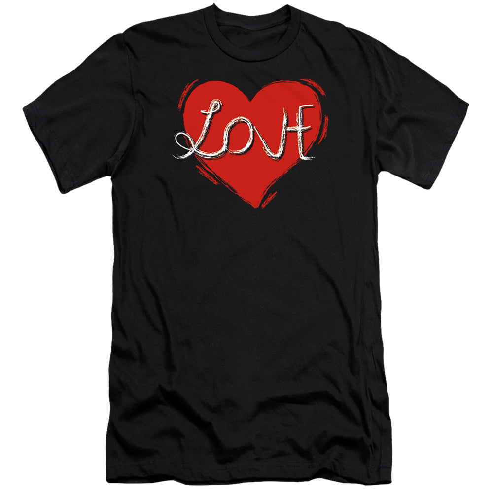 Love - Hate - Short Sleeve Adult 30/1 - Black T-shirt