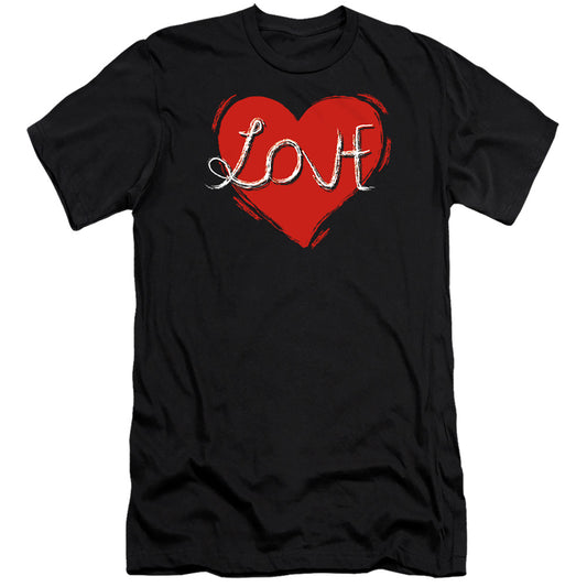 Love - Hate - Short Sleeve Adult 30/1 - Black T-shirt