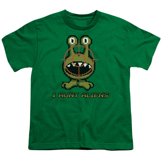 I Hunt Aliens - Short Sleeve Youth 18 - 1 - Kelly Green T-shirt