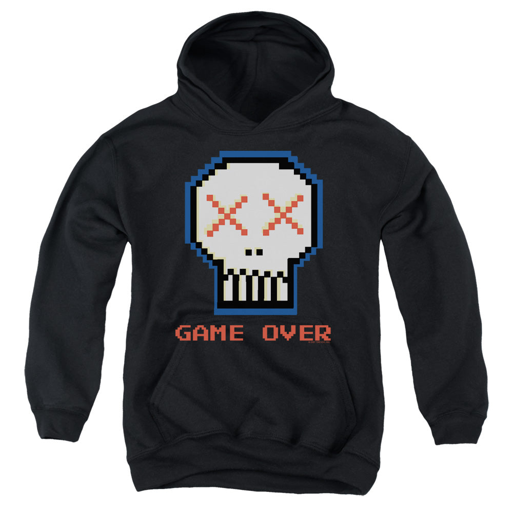 Game Over - Youth Pull-over Hoodie - Black
