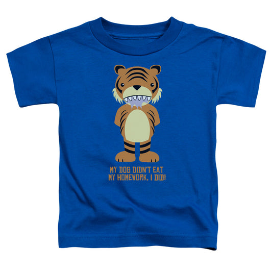 MY HOMEWORK -   TODDLER TEE - ROYAL BLUE - T-Shirt