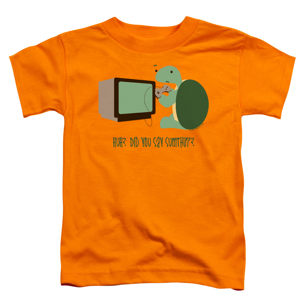 Did You Say Sumthin? - Short Sleeve Toddler Tee - Orange T-shirt