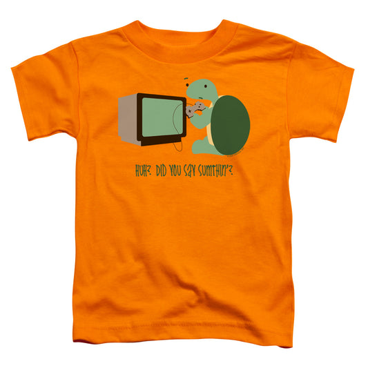 Did You Say Sumthin? - Short Sleeve Toddler Tee - Orange T-shirt