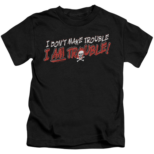 I AM TROUBLE -   JUVENILE 18/1 - BLACK - T-Shirt