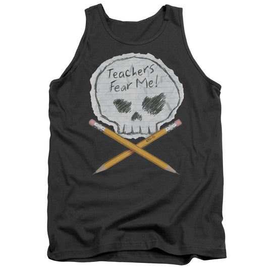 Teachers Fear Me - Adult Tank - Charcoal