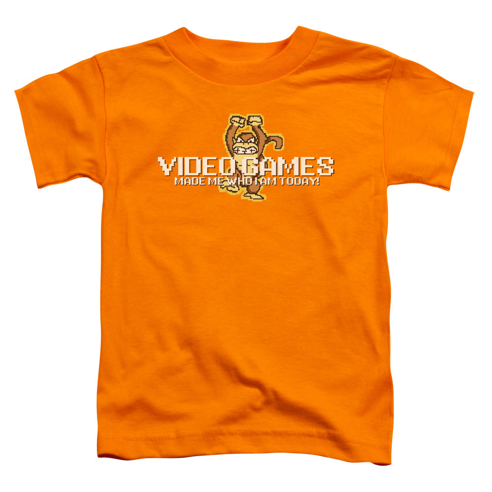 Video Games - Short Sleeve Toddler Tee - Orange T-shirt