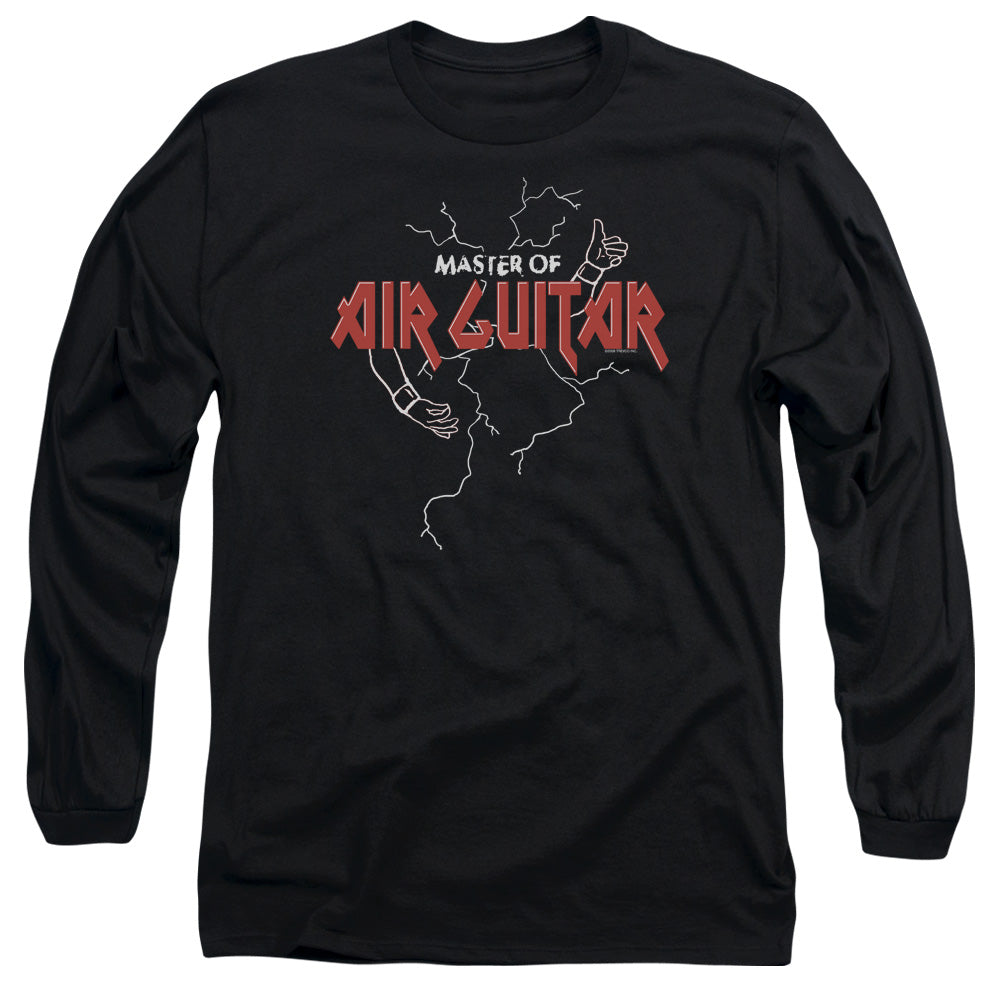 Air Guitar Master - Long Sleeve Adult 18 - 1 - Black T-shirt