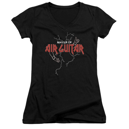 Air Guitar Master - Junior V-neck - Black