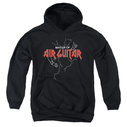 Air Guitar Master - Youth Pull-over Hoodie - Black
