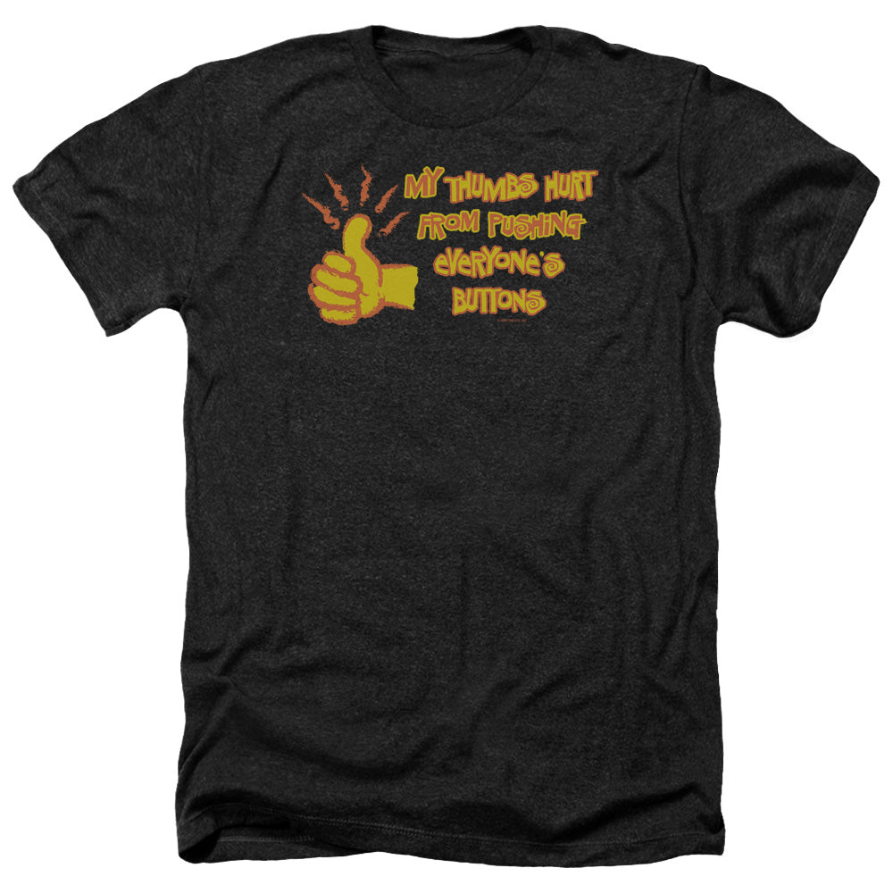My Thumb Hurts - Adult Heather-black