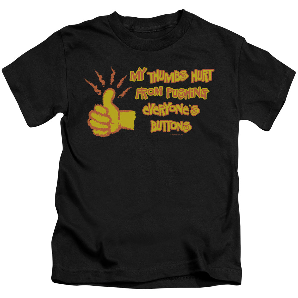 MY THUMB HURTS -   JUVENILE 18/1 - BLACK - T-Shirt