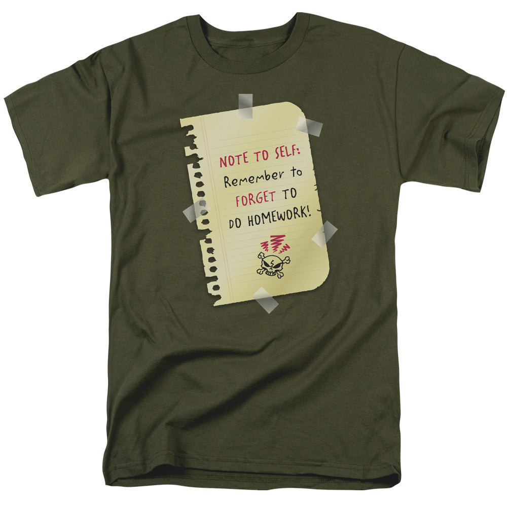 Remember To Forget - Short Sleeve Adult 18 - 1 - Military Green T-shirt