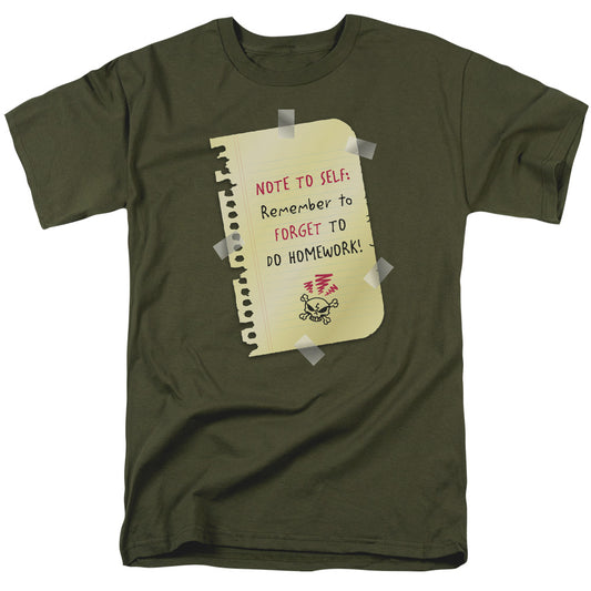 Remember To Forget - Short Sleeve Adult 18 - 1 - Military Green T-shirt
