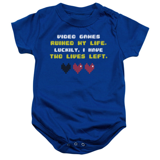 Two Lives Left - Infant Snapsuit - Royal Blue