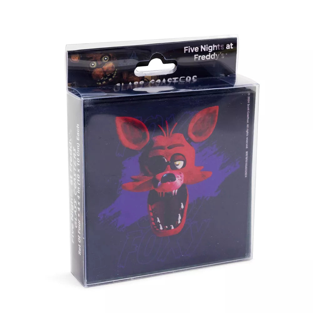 Five Nights At Freddy's Characters Glass Coaster 4-Pack