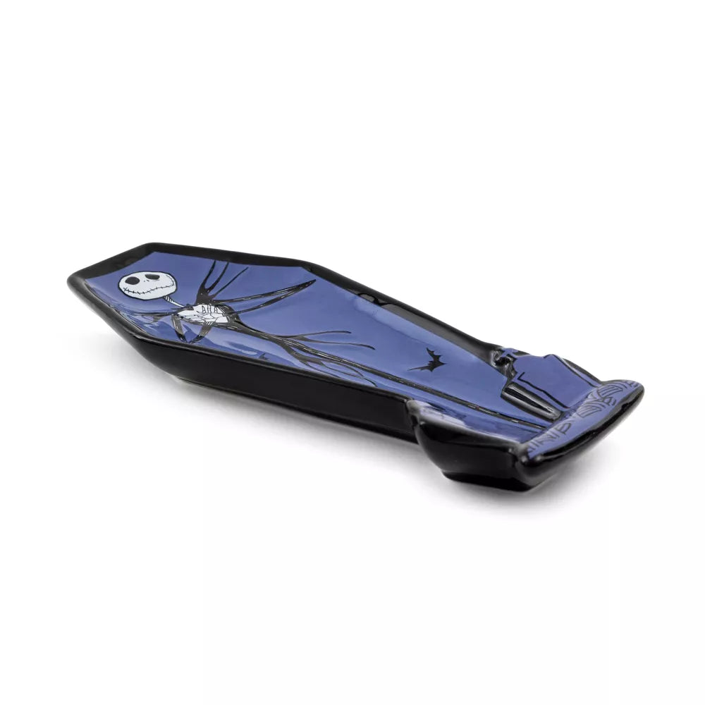 Disney Nightmare Before Christmas Jack Coffin Sculpted Ceramic Spoon Rest