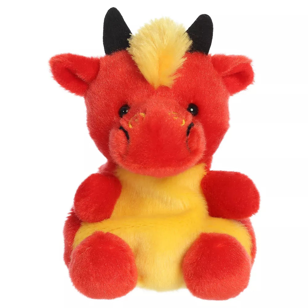 Bruce Chinese Dragon Palm Pals Adorable Stuffed Animal Red 5"