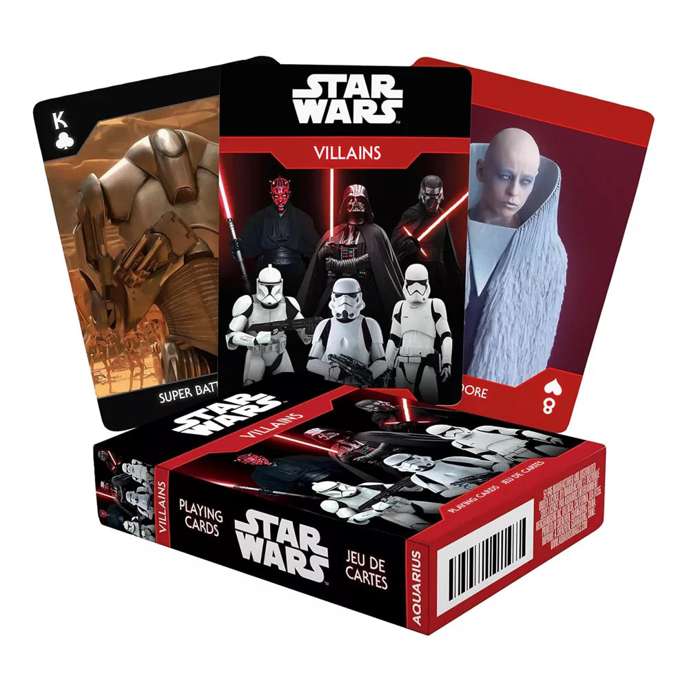 Star Wars Villains Playing Cards