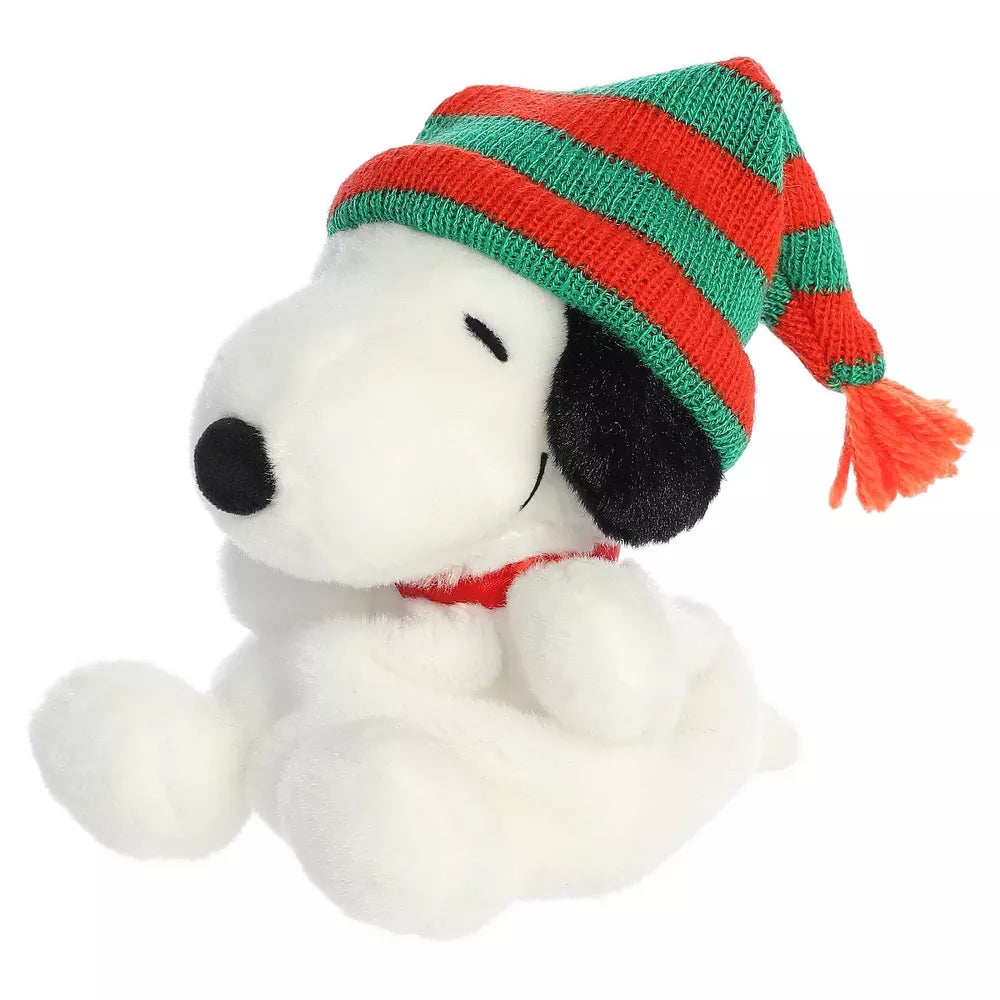 Palm Pals Peanuts Snoopy Festive Beanie Plush