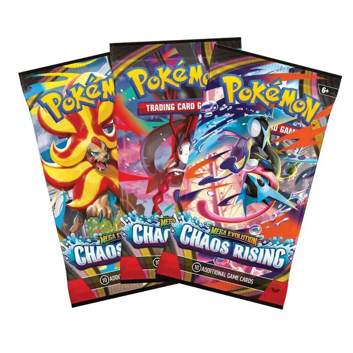 Pokmon Mega Evolution Chaos Rising Three-Booster Blister (style may v  FYE