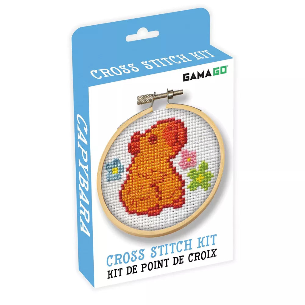 Capybara Cross Stitch Embroidery Kit