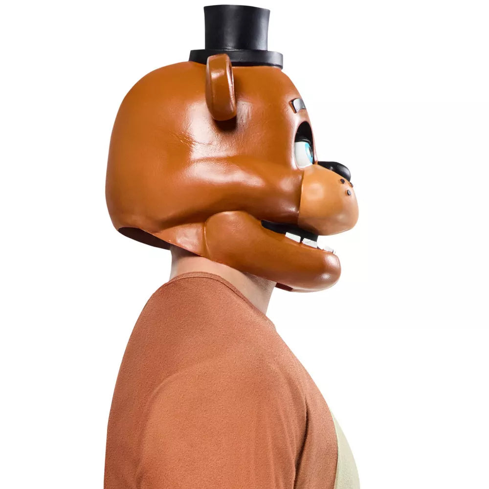 Five Nights At Freddy's Freddy Overhead Latex Mask- One Size Fits Most