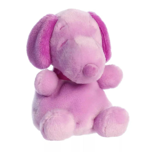 Aurora Mini Snoopy Color Collection Palm Pals Peanuts Adorable Stuffed Animal Purple 5"