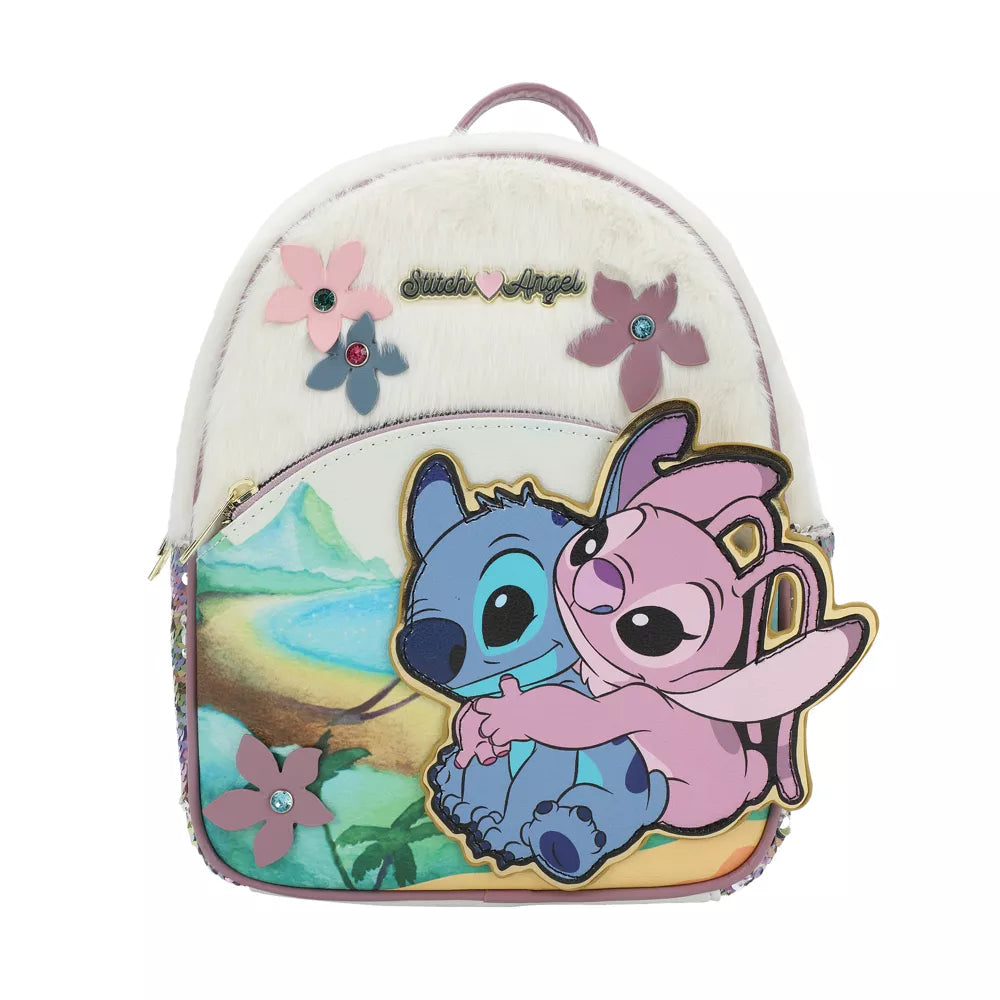Disney Lilo& Stitch - Stitch Loves Angel 10.5 Mini Backpack