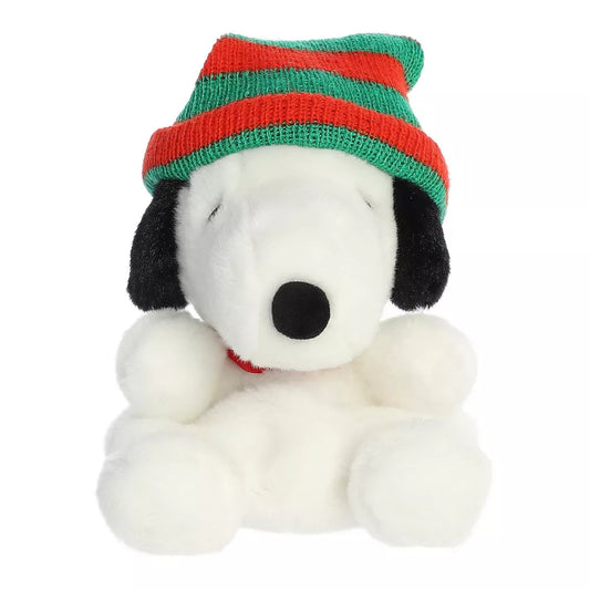 Palm Pals Peanuts Snoopy Festive Beanie Plush
