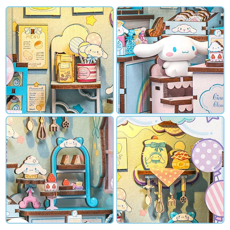 Hands Craft Cinnamoroll Cloud Bakery Book Nook Kit