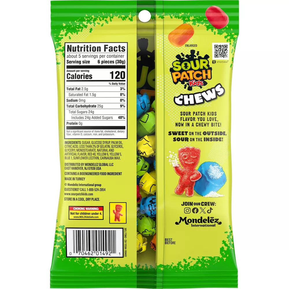 SOUR PATCH KIDS Candy Chews - 5.1oz
