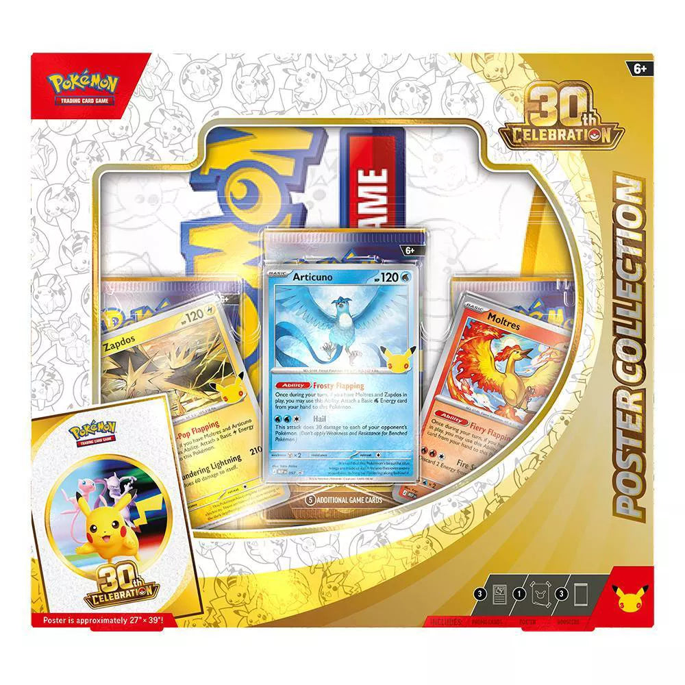 Pokémon Trading Card Game: 30th Celebration Poster Collection