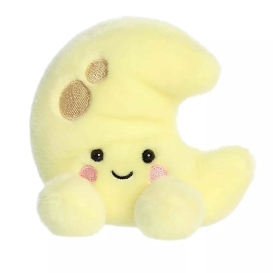 Mini Evelyn Crescent Moon Palm Pals Adorable Stuffed Animal Yellow 5" Plush