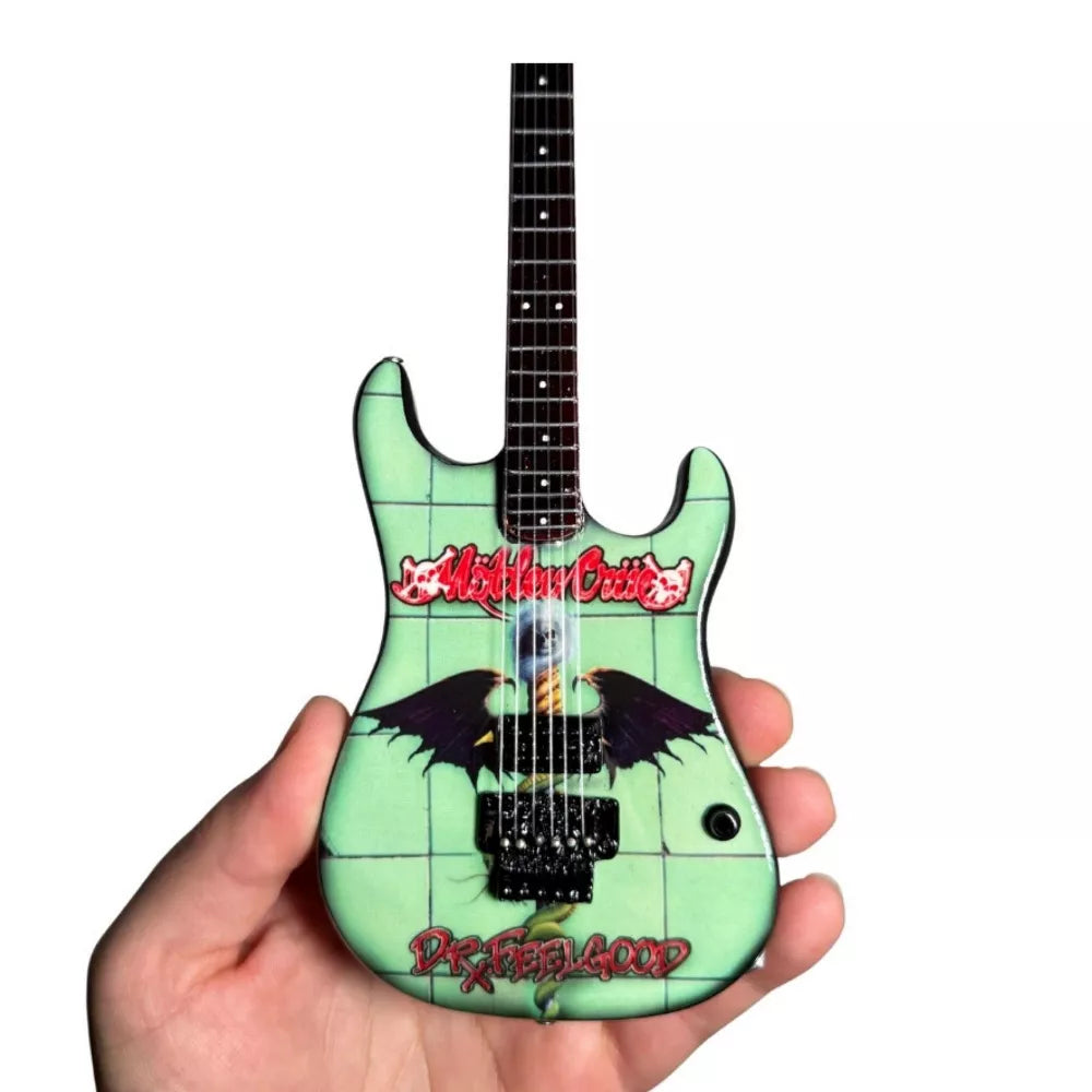 The Mini Axe - Motley Crue - Dr. Feelgood - Mini Guitar Replica Collectible