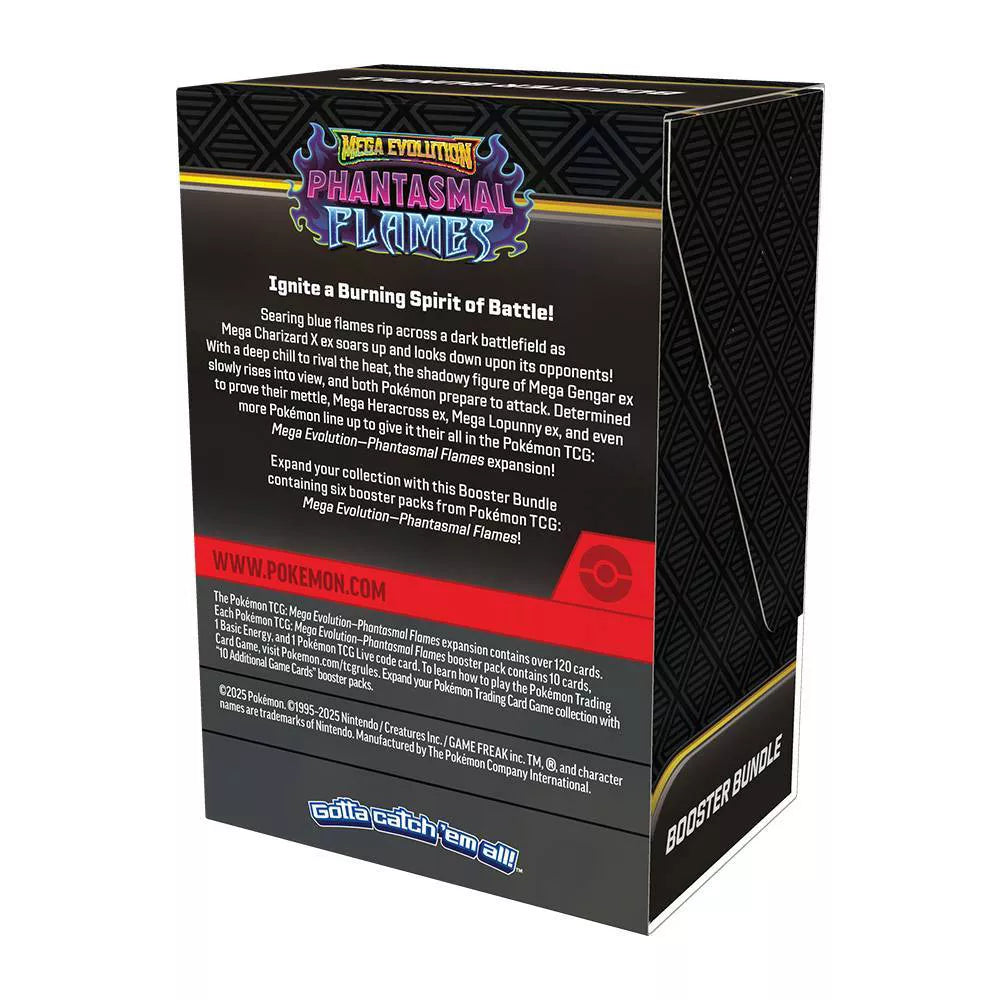 Pokemon Mega Evolution Phantasmal Flames Booster Bundle