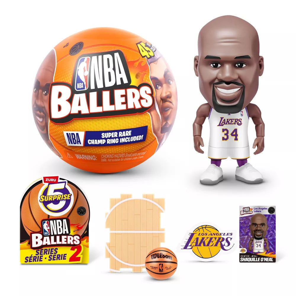 5 Surprise NBA Ballers Series Mini Figure (contents may vary)