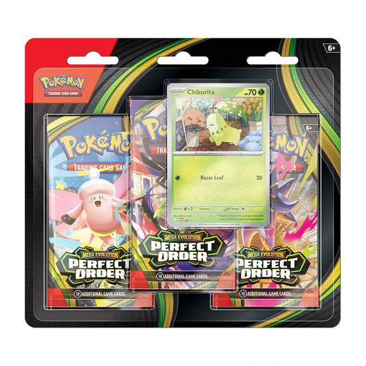 Pokémon Mega Evolution Perfect Order 3-Booster Blister (contents may vary)