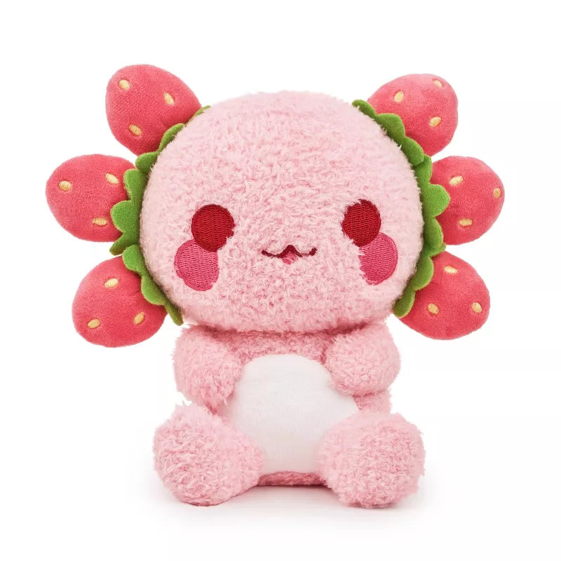 Cuddle Barn: Lil Series - Strawberry Axolotl (Scented Kawaii Tropical) Plush
