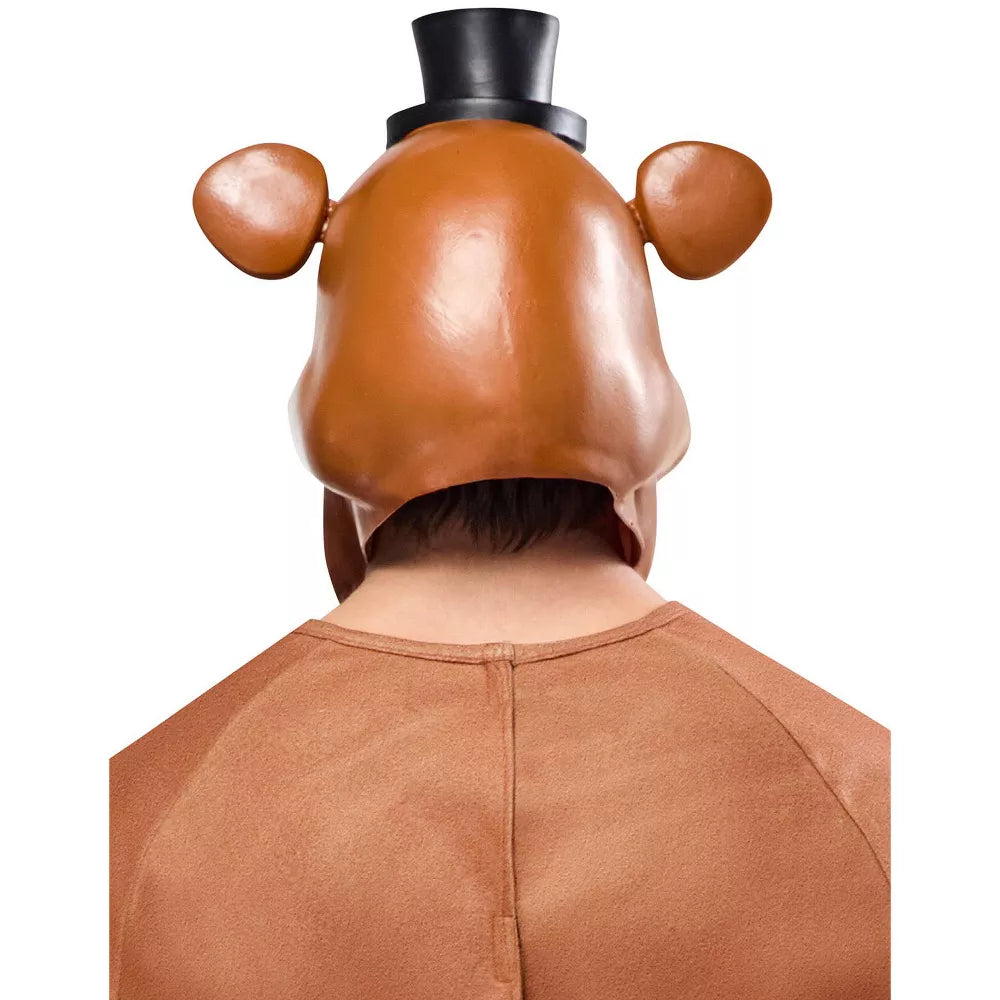 Five Nights At Freddy's Freddy Overhead Latex Mask- One Size Fits Most