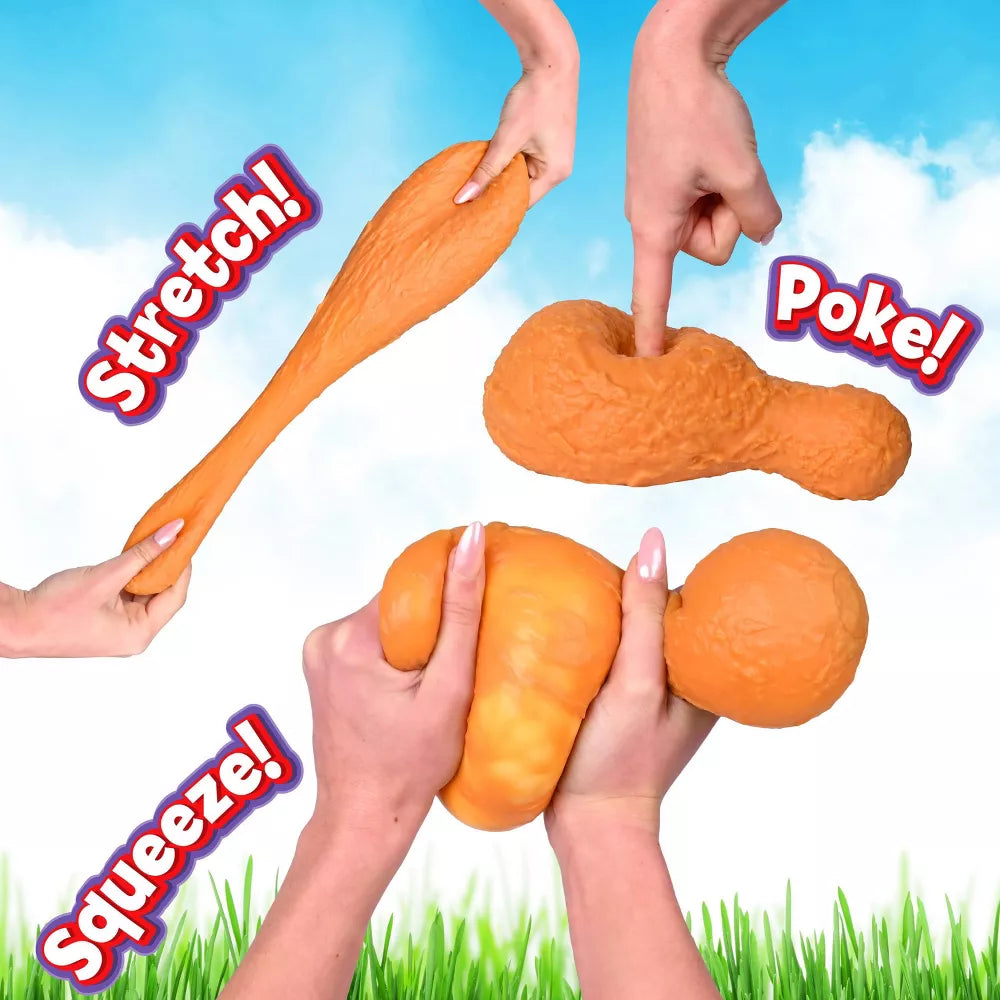 Squeeezy Fried Chicken Leg Squishy Toy